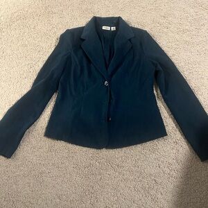 Cato Teal Tailored Blazer Jacket Career Office Wear Size 6